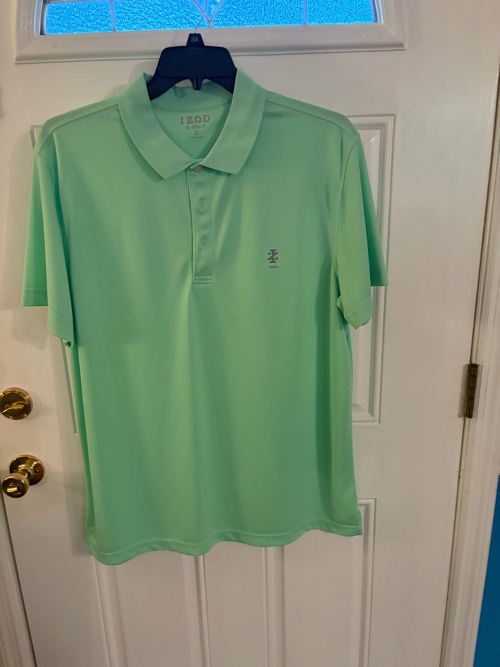 Izod Light Mint Green Polo Shirt
